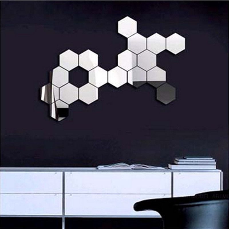 Mirror Wall Stickers Bedroom Living Room DIY Wall Stickers
