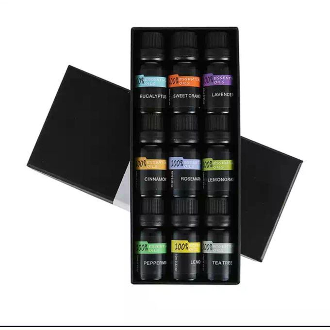 Set Of 9 10ml Essential / Humidifier /Aromatherapy Oil