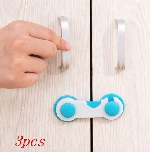 1/3/5pcs Baby Drawer Lock Plastic Child Security For Cabinet Refrigerator Window Closet Protect Toddler Safety Protector