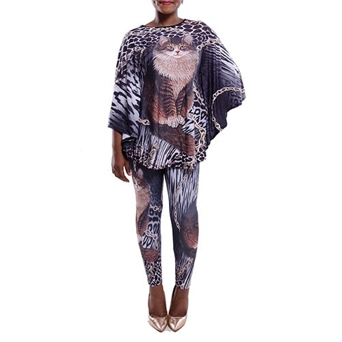Cape Top And Leggins Set