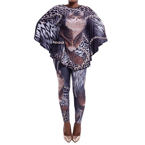 Cape Top And Leggins Set