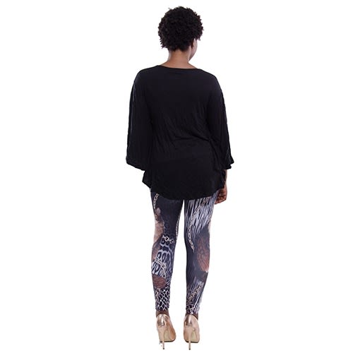 Cape Top And Leggins Set