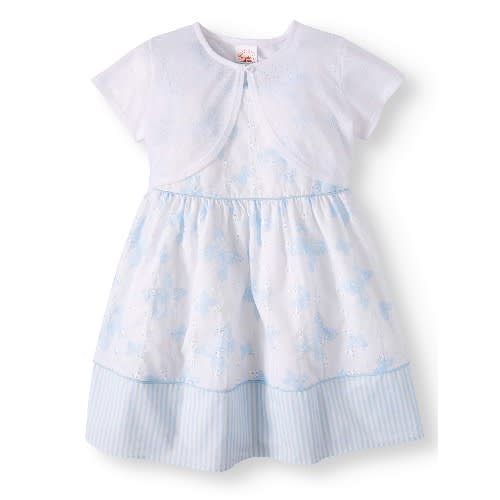 Toddler Girl Special Occasion Dress With Bolero Jacket