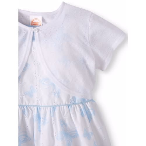 Toddler Girl Special Occasion Dress With Bolero Jacket