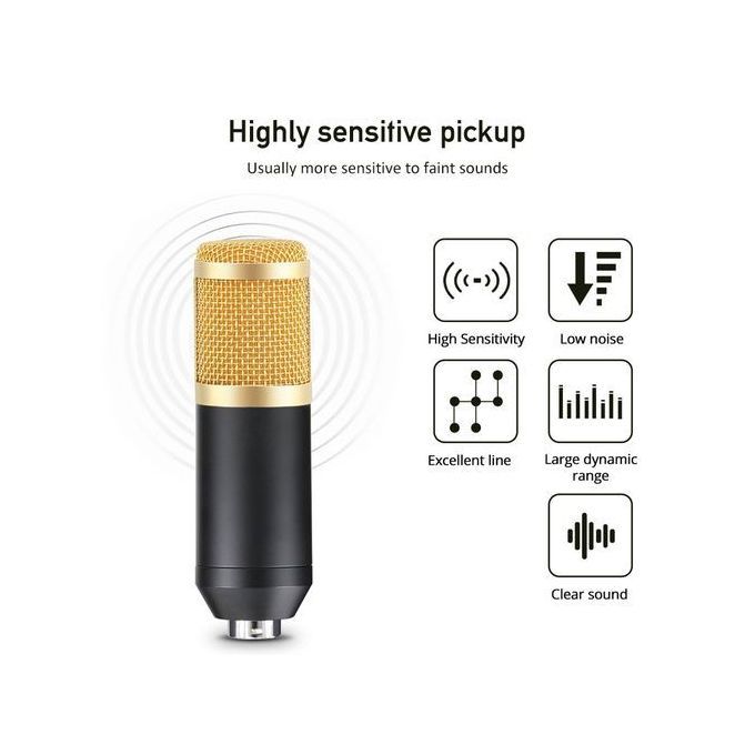 BM 800 Professional 3.5mm Audio Condenser Studio Microphone