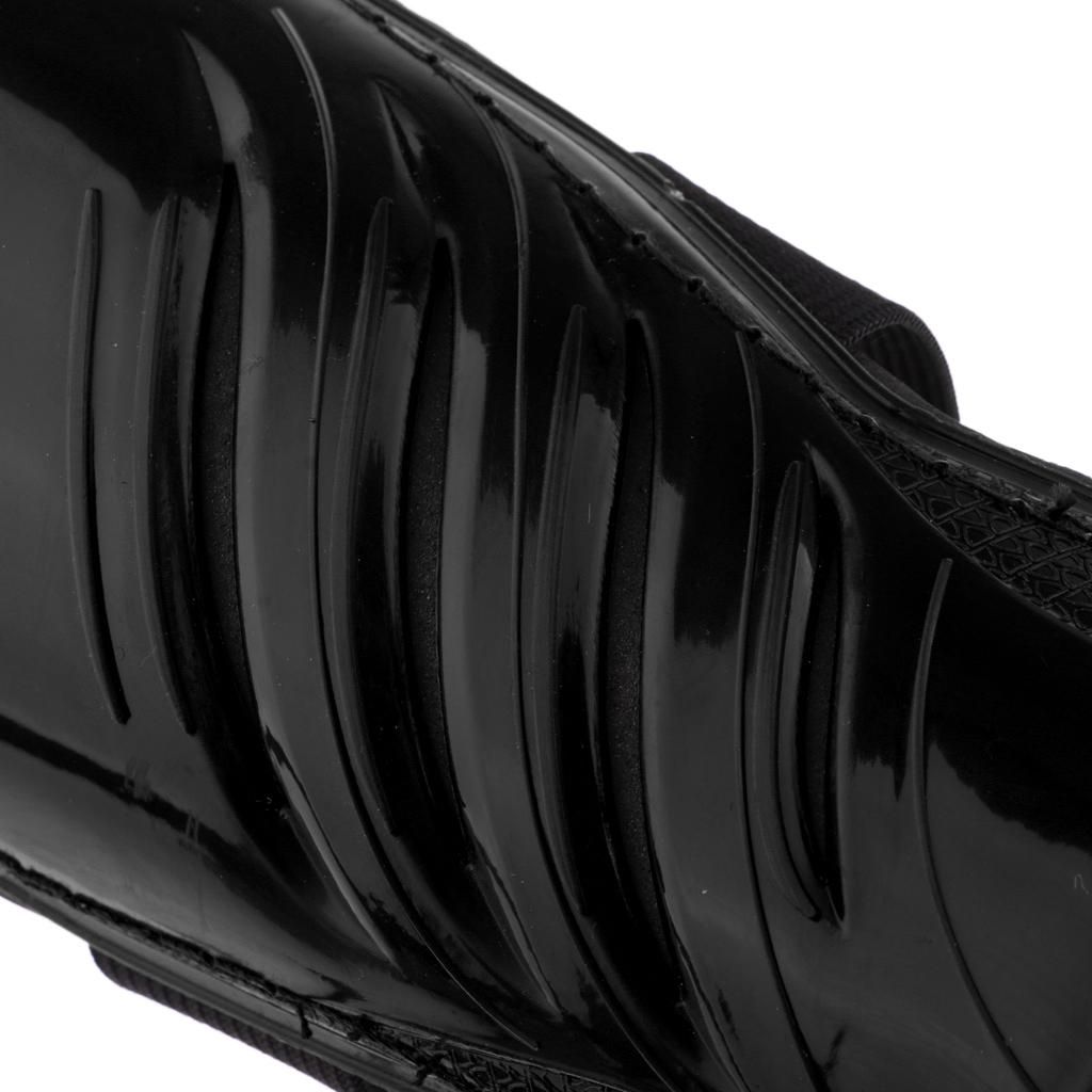 Boys Kids Football Soccer Shin Pads Shin Guards Ankle Guard Black