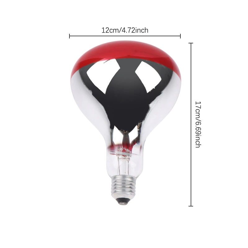 E27 Heat Lamp Heating Therapy Light Pain Relief Health Bulb