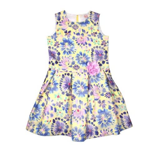 Wonder Nation Floral  Shantung Girl Special Occasion Dress.