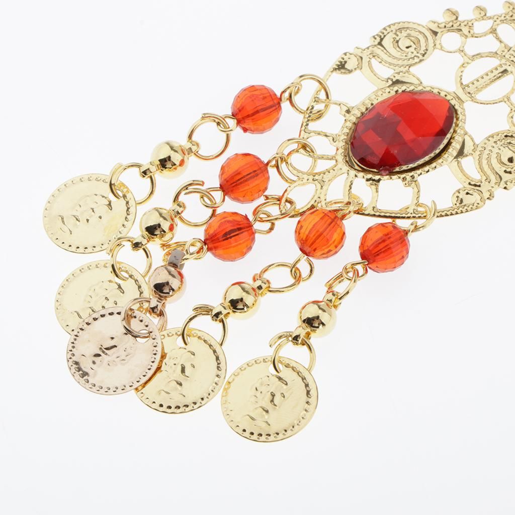 Belly Dance Ethnic Jewelry Set Necklace Nose Chain Earring