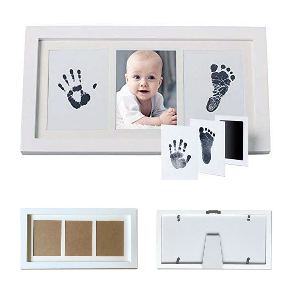 Photo Frame Ink Pad DIY Square Baby Footprint Memory Book
