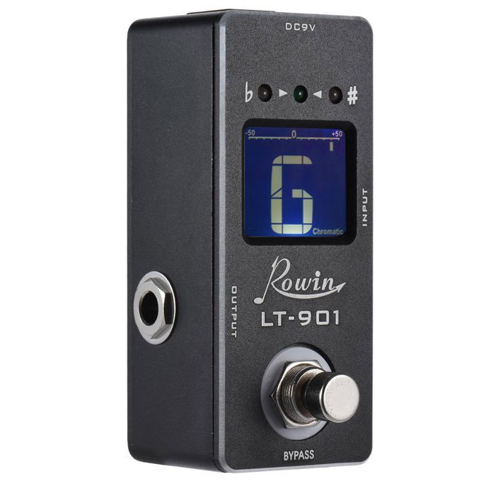 Mini Chromatic Guitar Tuner Pedal Effect True Bypass LCD
