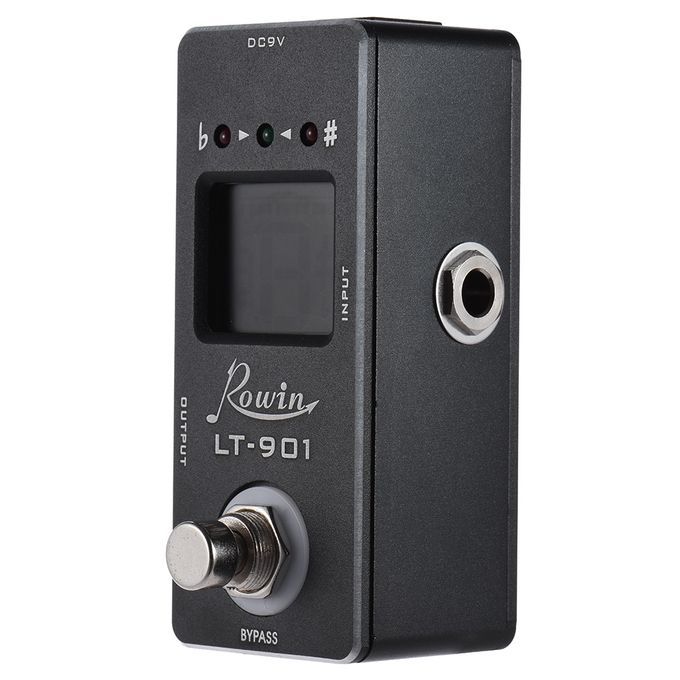 Mini Chromatic Guitar Tuner Pedal Effect True Bypass LCD