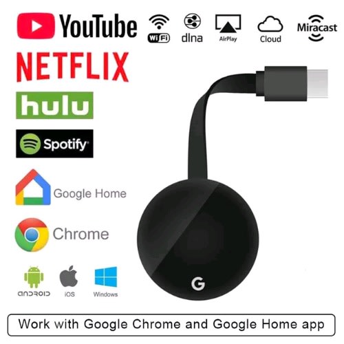 Tv Stick 5g Wifi 1080p G2P Display Receiver For Google Chromecast 3 Anycast Tv Receiver Hd
