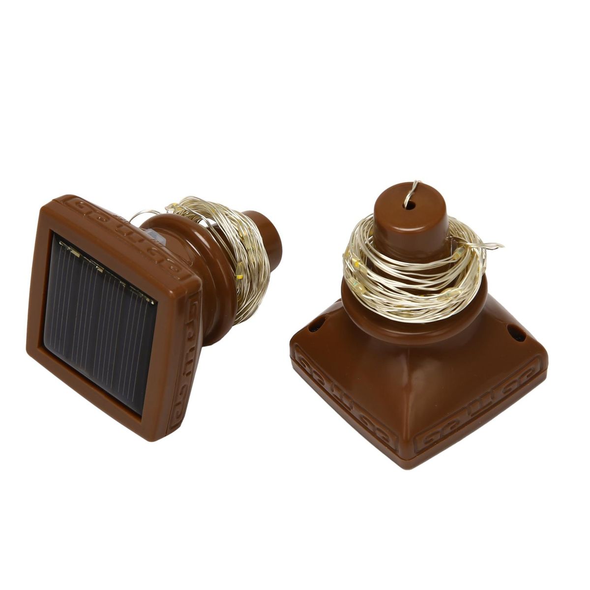 Solar Powered Lights 20 LED Copper Cork Lights for DIY Wedd