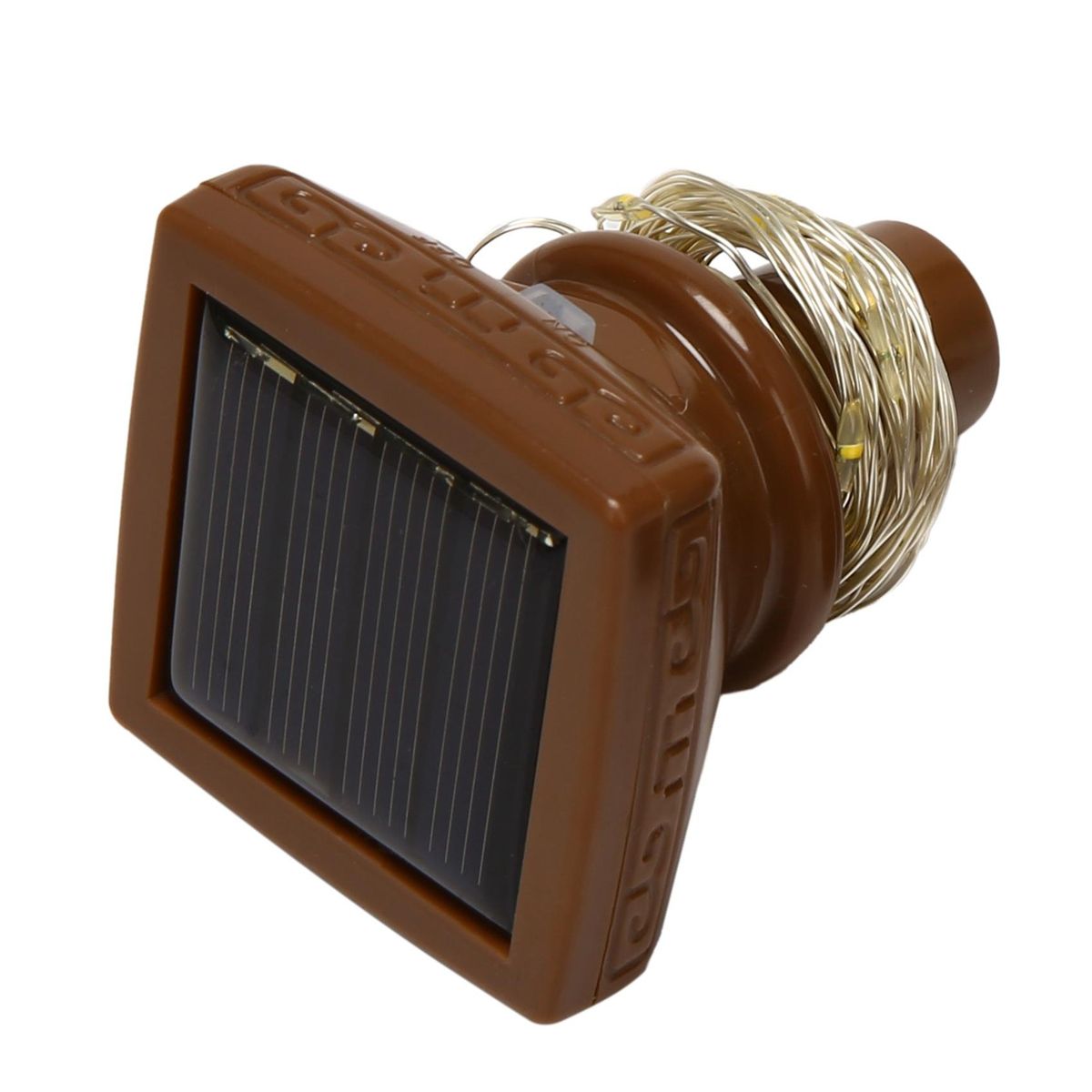 Solar Powered Lights 20 LED Copper Cork Lights for DIY Wedd