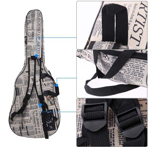 Water-Resistant Oxford Cloth Newspaper Style Double