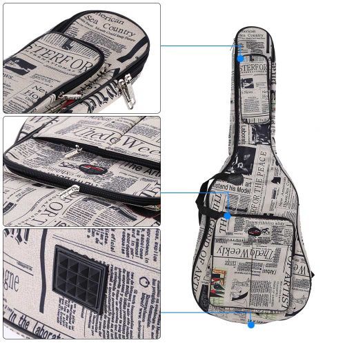 Water-Resistant Oxford Cloth Newspaper Style Double