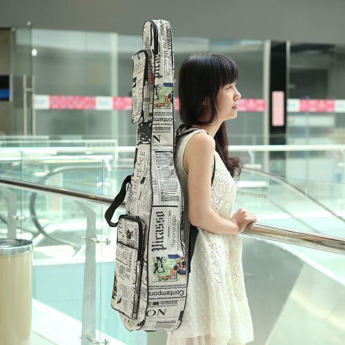 Water-Resistant Oxford Cloth Newspaper Style Double