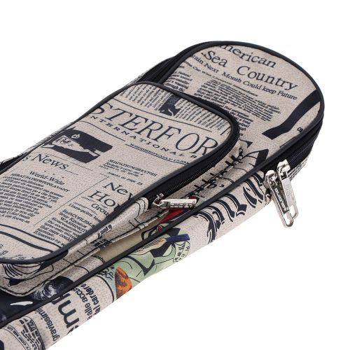Water-Resistant Oxford Cloth Newspaper Style Double