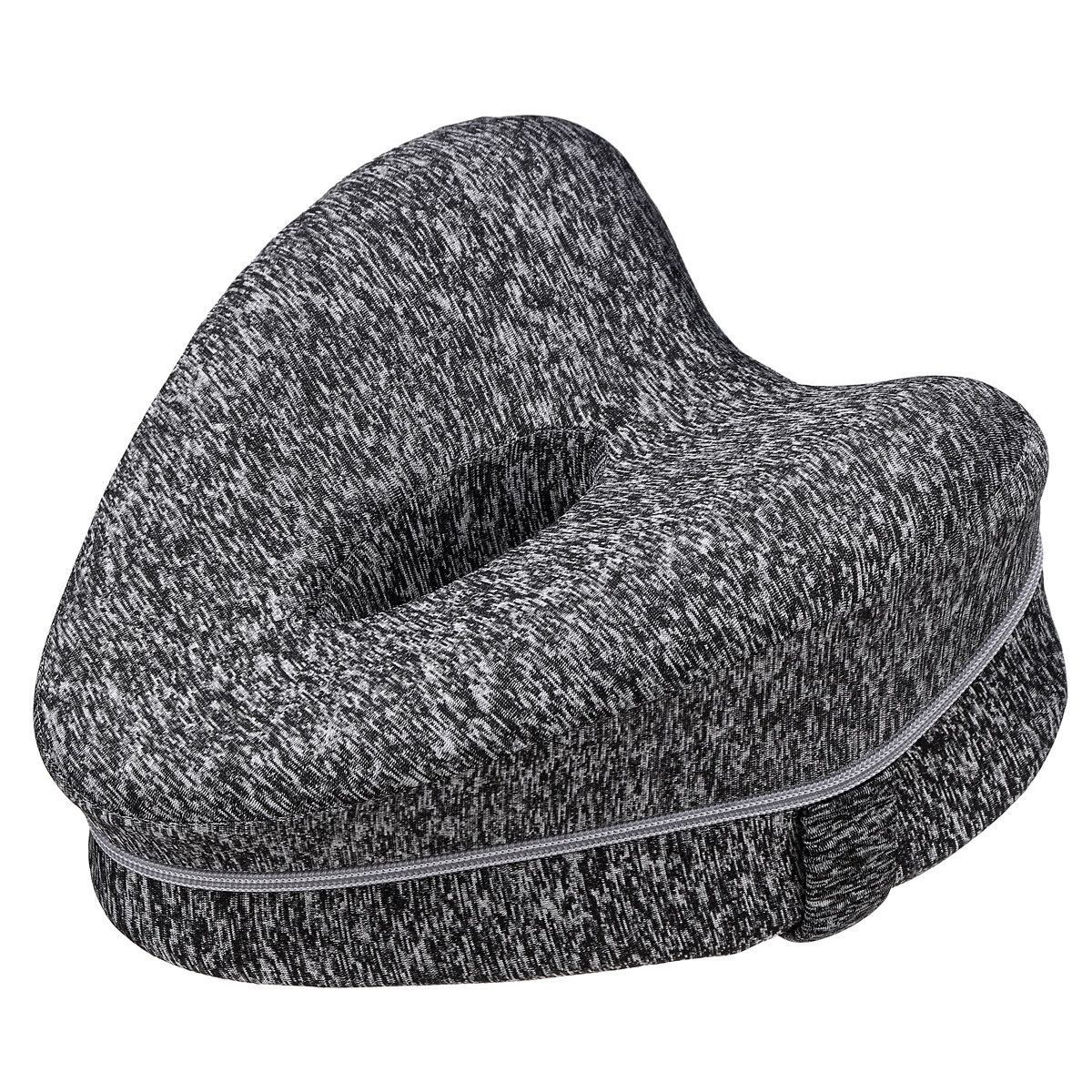 Memory Foam Leg Pillow Cushion Pad Relieve Knees Pain Foot Relax Washable Grey