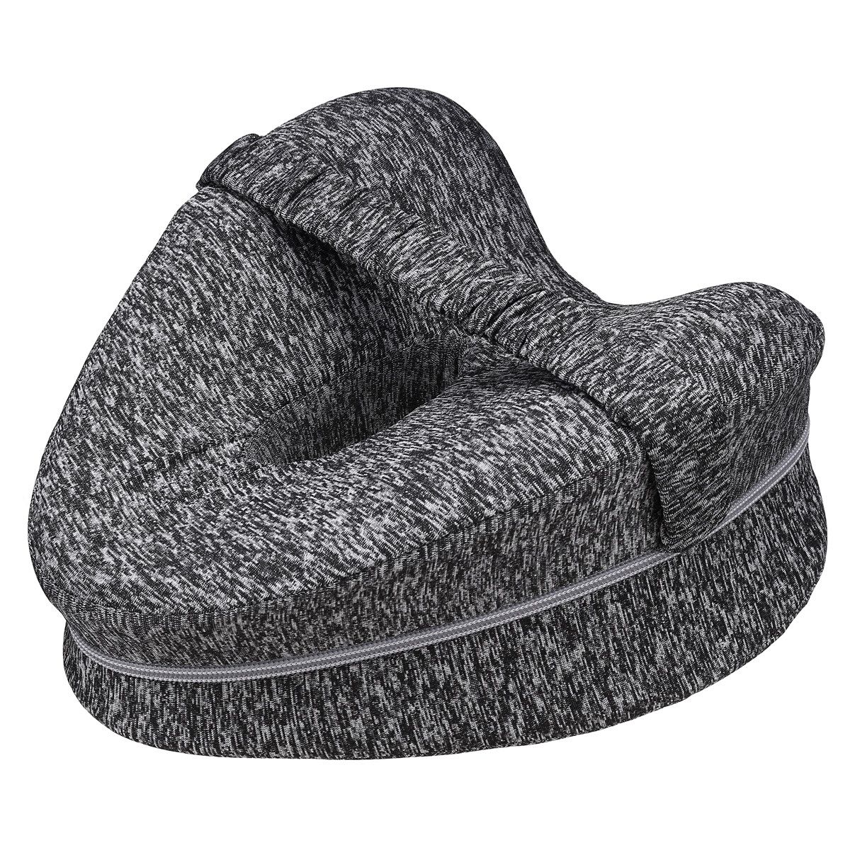 Memory Foam Leg Pillow Cushion Pad Relieve Knees Pain Foot Relax Washable Grey