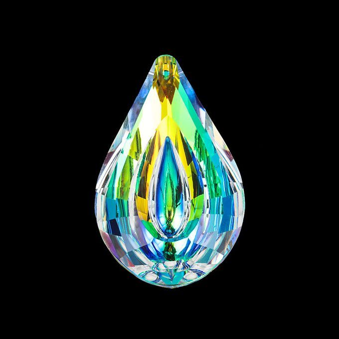 Crystal Suncatcher Chandelier Lamp Prism Hanging Drop Windchime