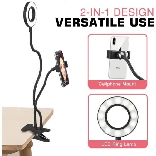 Selfie Ring Light With Phone Holder