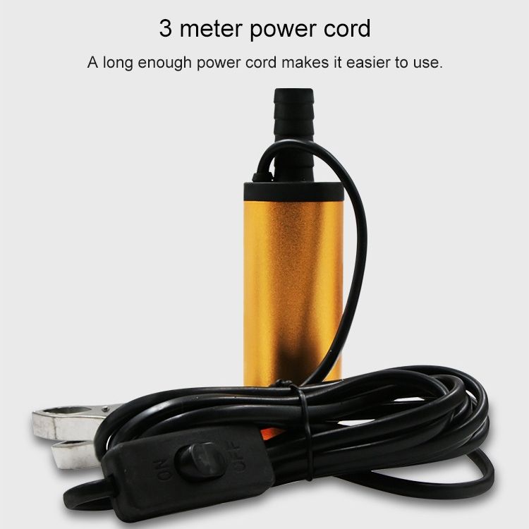 12V Mini Diving Removable Water Pump Without Oil Pipe
