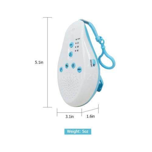 Baby Sleep Soothing Sound Machine White Noise 8 Sounds Record Voice Sensor Y3Q4