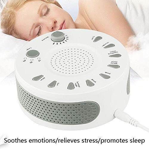White Noise Sleep Instrument Baby Sleep Soothers Portable Sleep Sound Therapy Machine Home Office