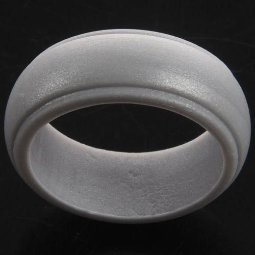 8Mm Popular Gold Silver Black Men Silicone Cool Rings Women