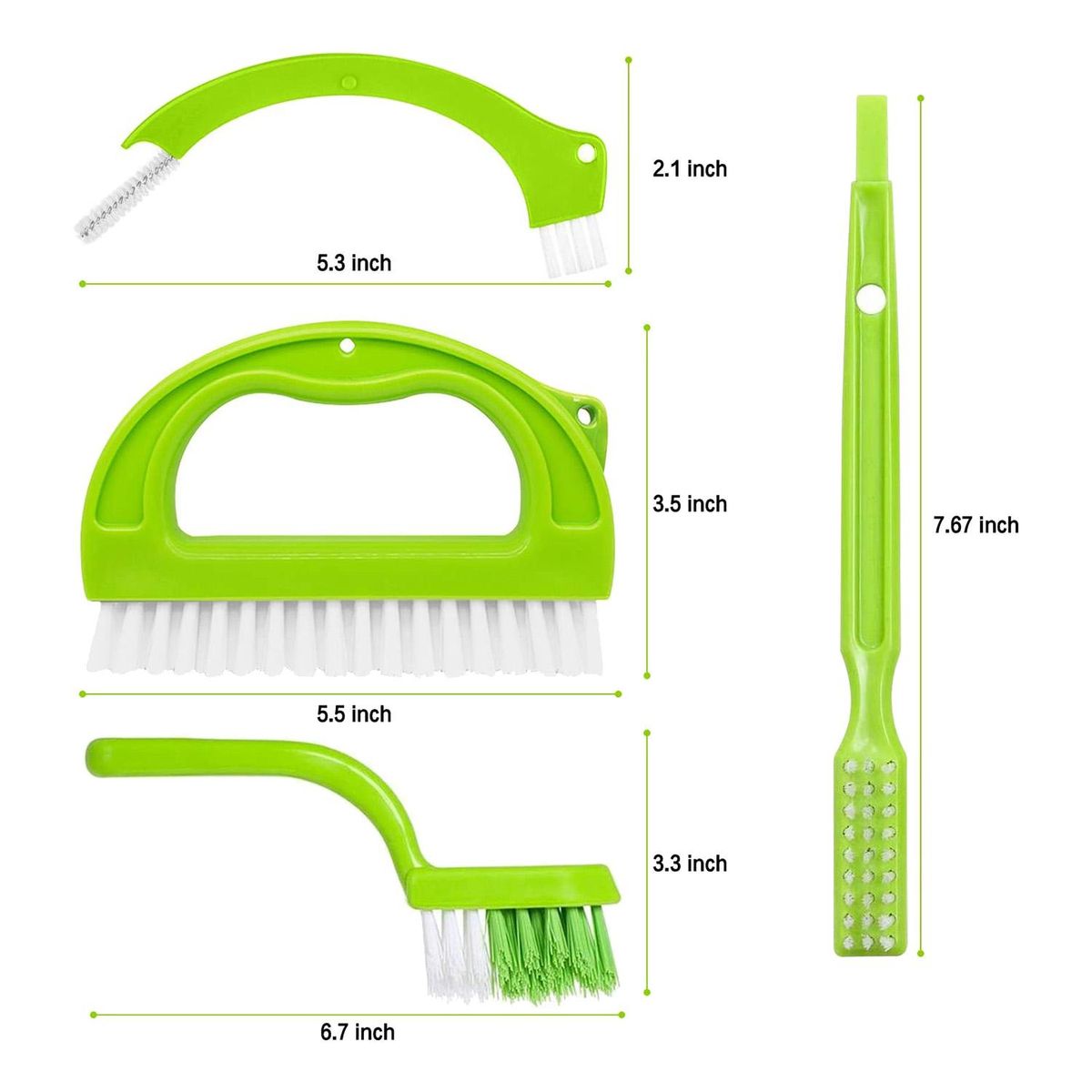 Grout Brushes  4 in 1  Tile Cleaner Brush,Joint Scrubber for Deep Cleaning, Perfect for Bathroom,Kitchen & Tile Cleaning