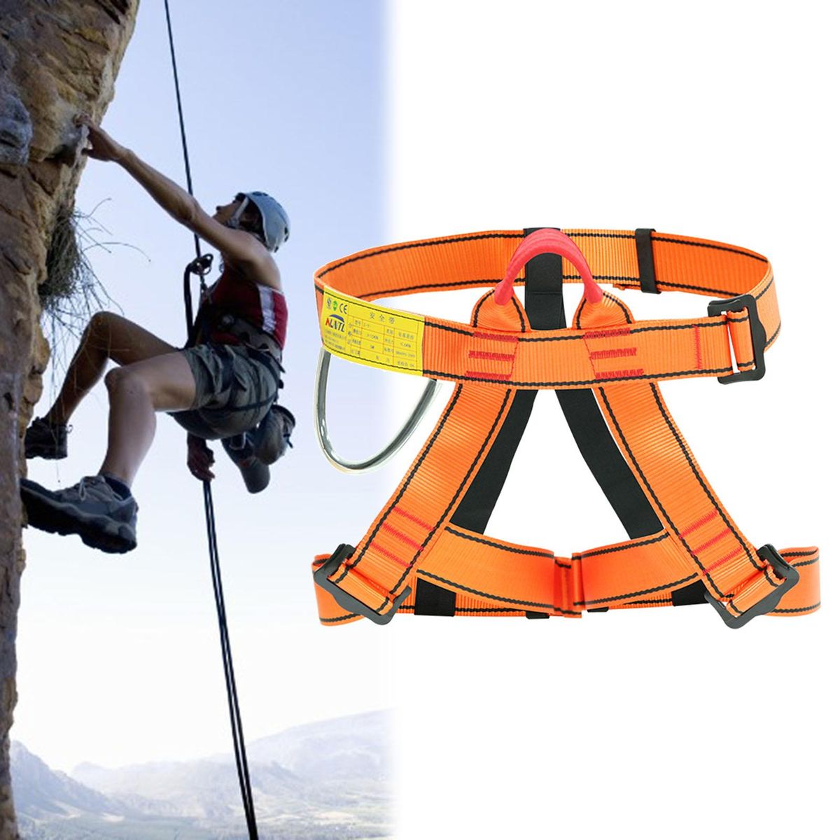 Climbing Harness Half Body Caving Professional