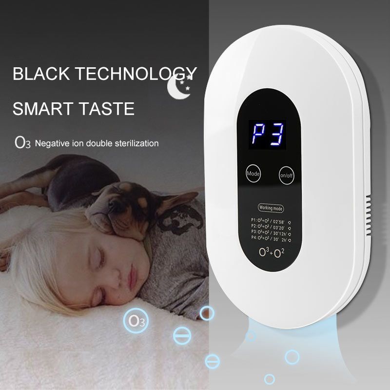 Quiet Mini Pet Odor Eliminator Smoke Eater Dog Cat Odor Air Purifier For Home Toilet-Fragrance-Free