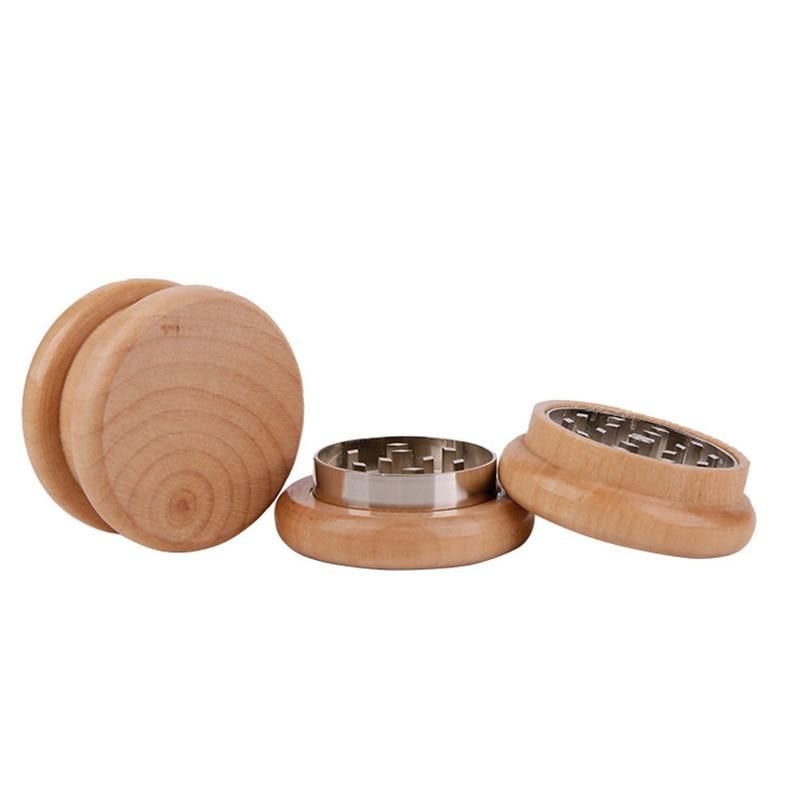12 Pcs/Lot 2Parts Wood Pepper Crusher Hand Metal Mill Accessories