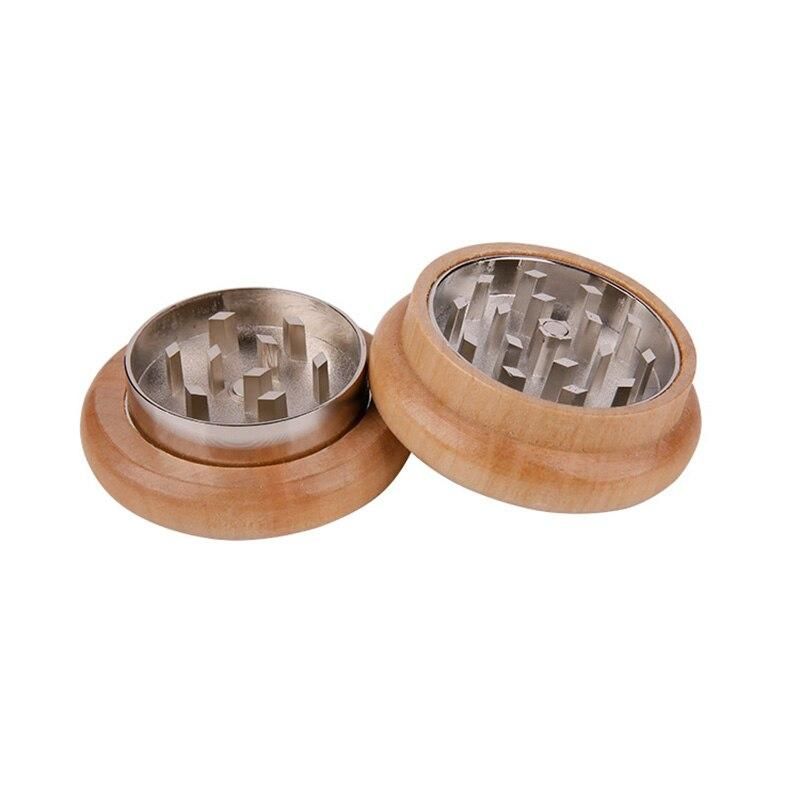 12 Pcs/Lot 2Parts Wood Pepper Crusher Hand Metal Mill Accessories