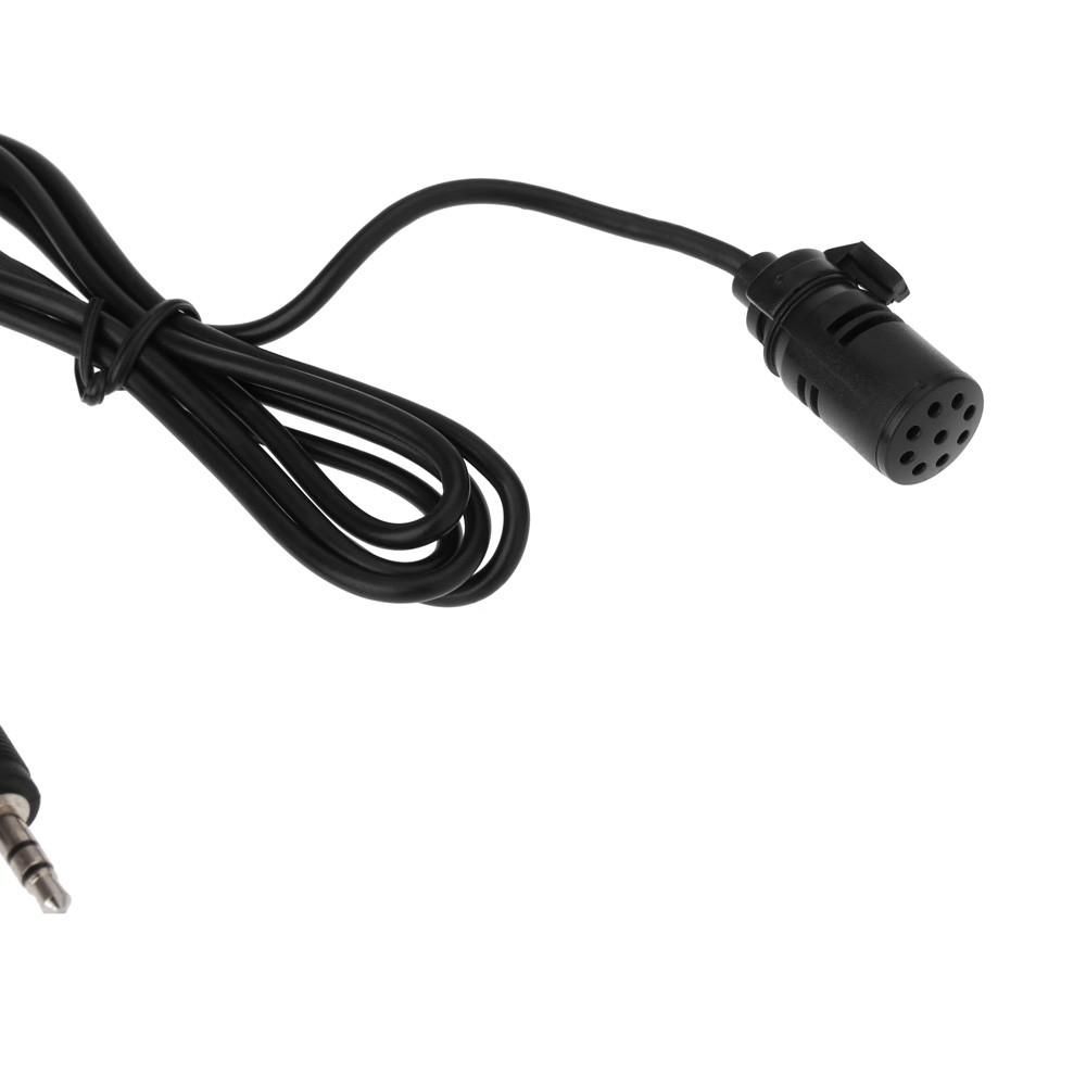 Lavalier Clip Metal Stereo Microphone 3.5mm with Collar Clip for Lound Speaker Computer PC Laptop
