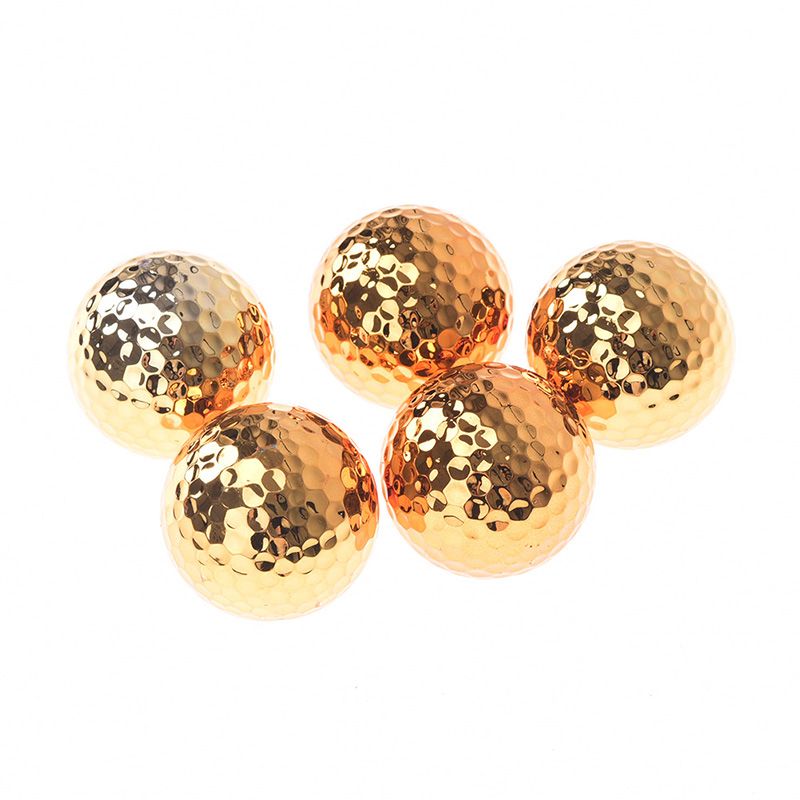 High Quality Plated Golf Ball Durable Construction Fancy