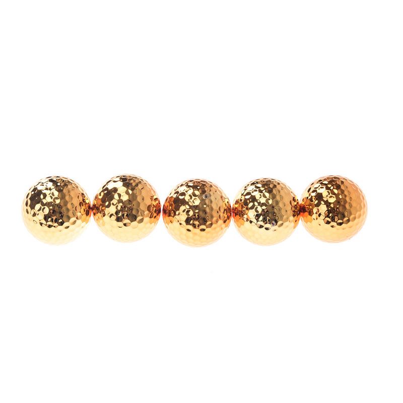High Quality Plated Golf Ball Durable Construction Fancy