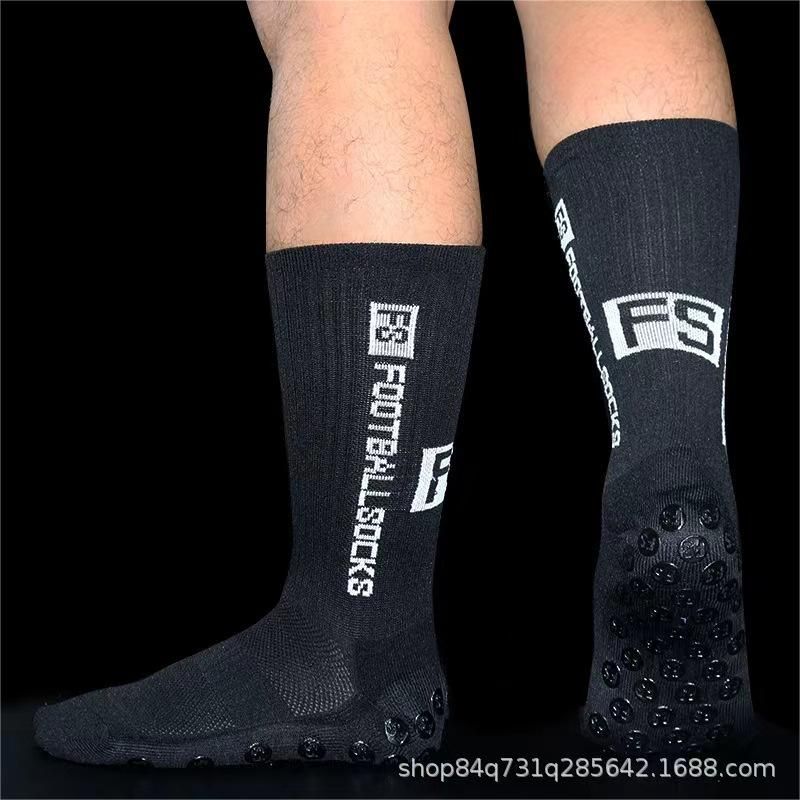 3 Pairs Football Socks Soccer Socks For Adult Men Non-Slip