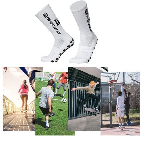 3 Pairs Football Socks Soccer Socks For Adult Men Non-Slip
