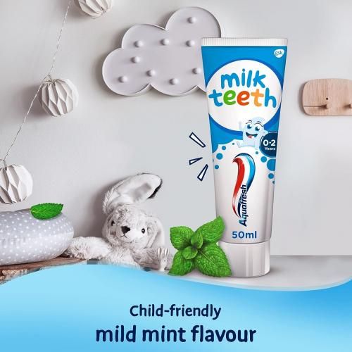 Baby Toothpaste, Milk Teeth, 0-2 Years, 50ml X 12 Pieces