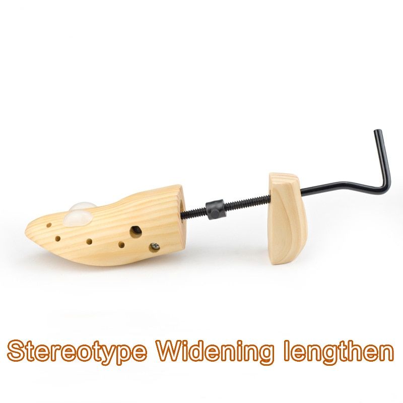 1 Piece Wood Wooden Shoe Trees Adjustable Shape For Women And Men Shoes Tree Professional Shoe Stretchers Pumps Boots Expander