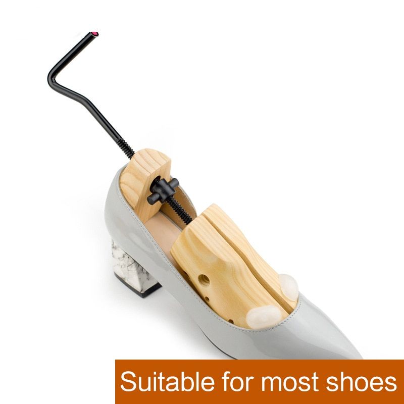 1 Piece Wood Wooden Shoe Trees Adjustable Shape For Women And Men Shoes Tree Professional Shoe Stretchers Pumps Boots Expander
