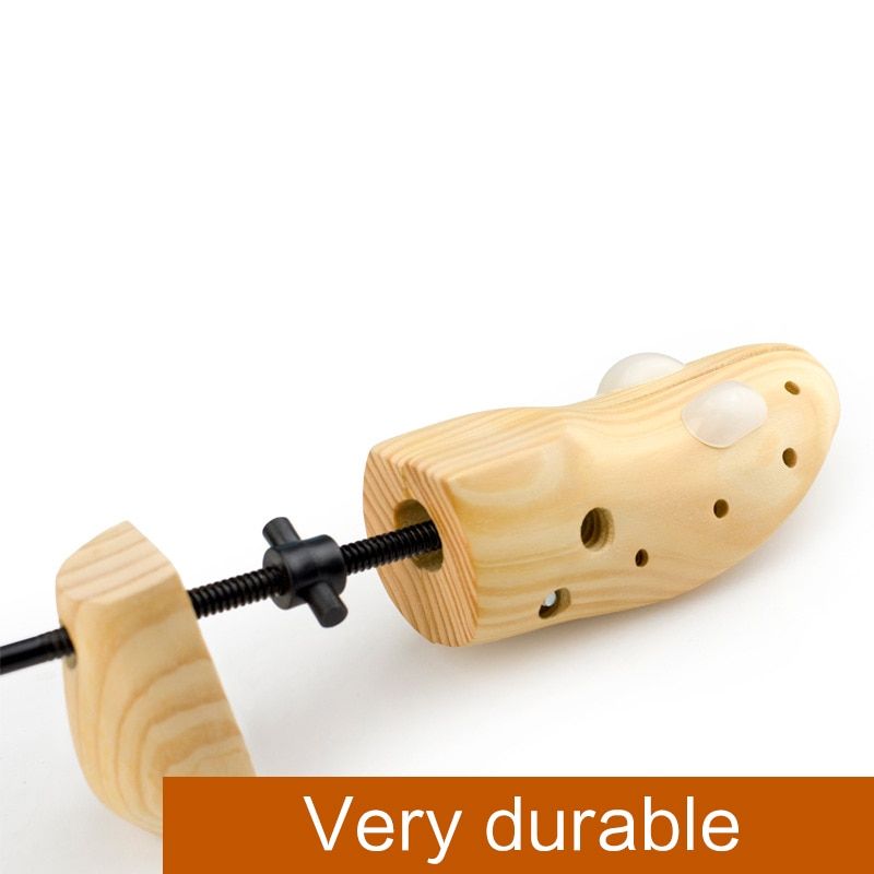 1 Piece Wood Wooden Shoe Trees Adjustable Shape For Women And Men Shoes Tree Professional Shoe Stretchers Pumps Boots Expander