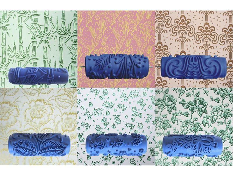 15cm  Roller DIY Wall Painting Embossed Pattern  Tool 3