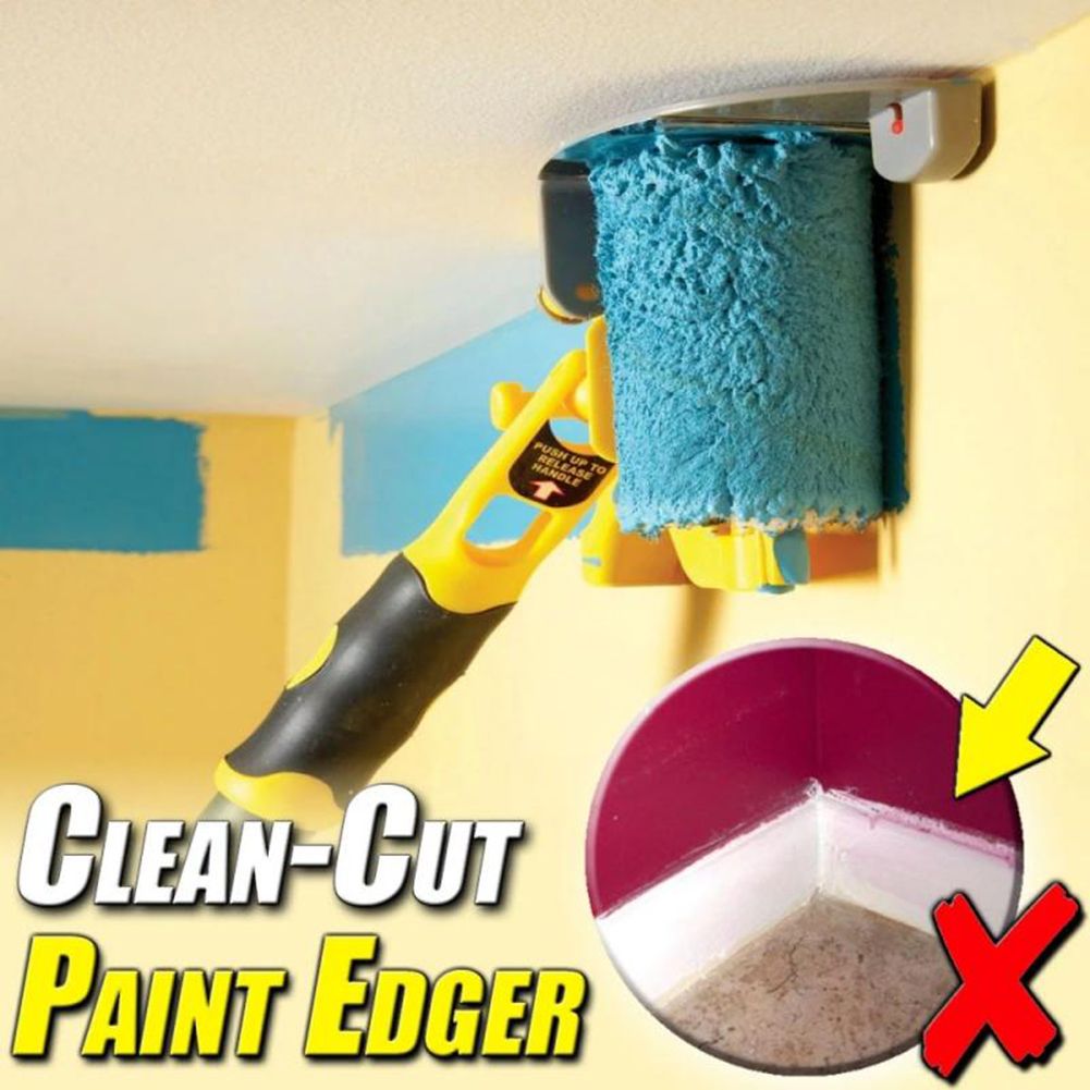 Paint Edging Tool Clean-Cut Paint Edger Roller Brush For