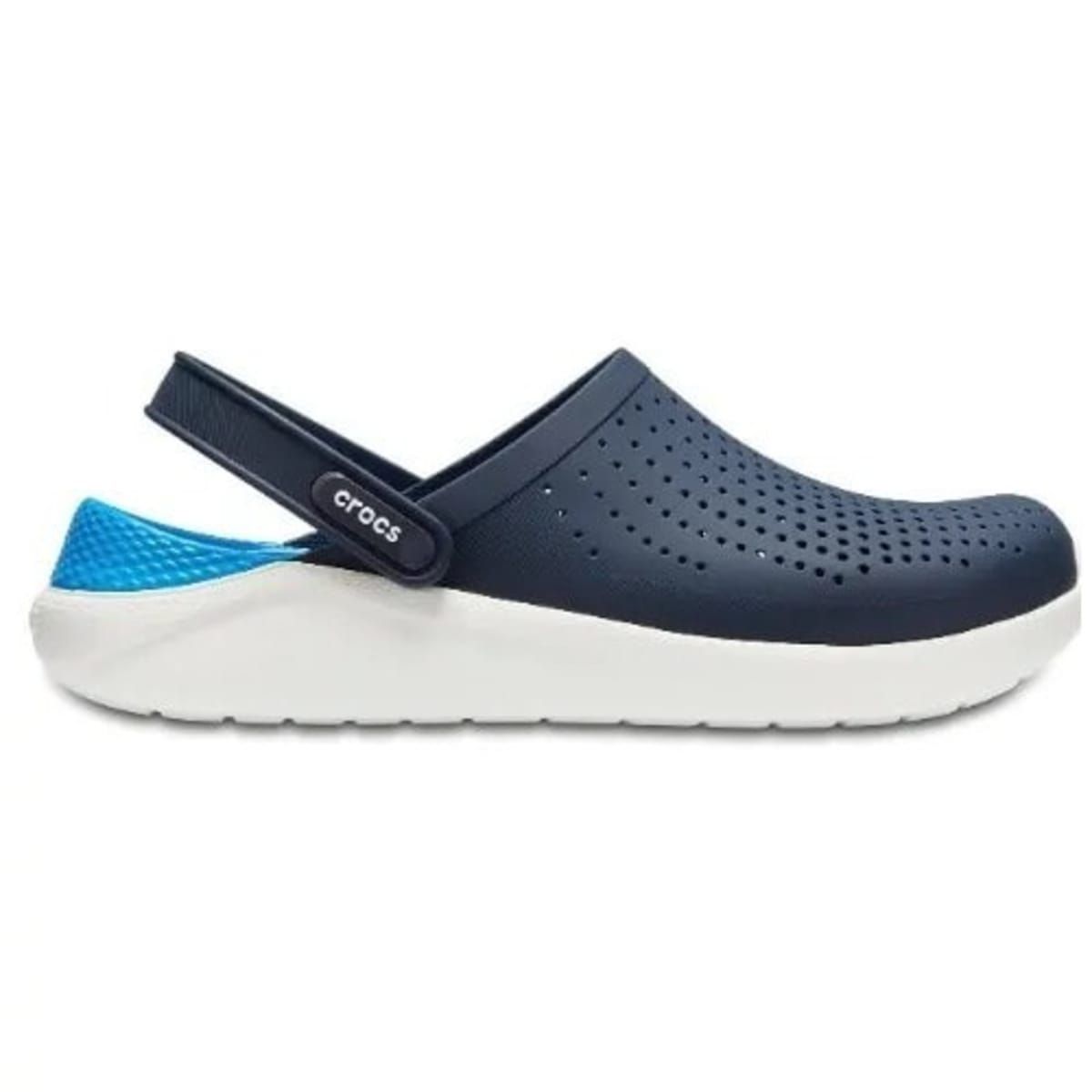 Unisex Quality CROCS /Navy Blue & White Colour