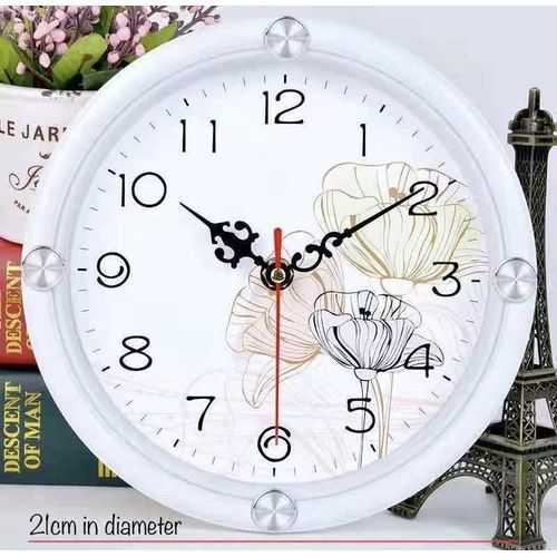 8 Inch Round Wall Clock Quartz