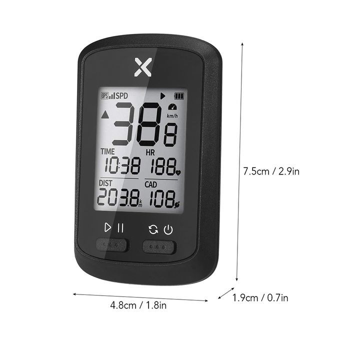 SmartGPS Cycling Speedometer Wireless BikeIPX7 With Cover-G+